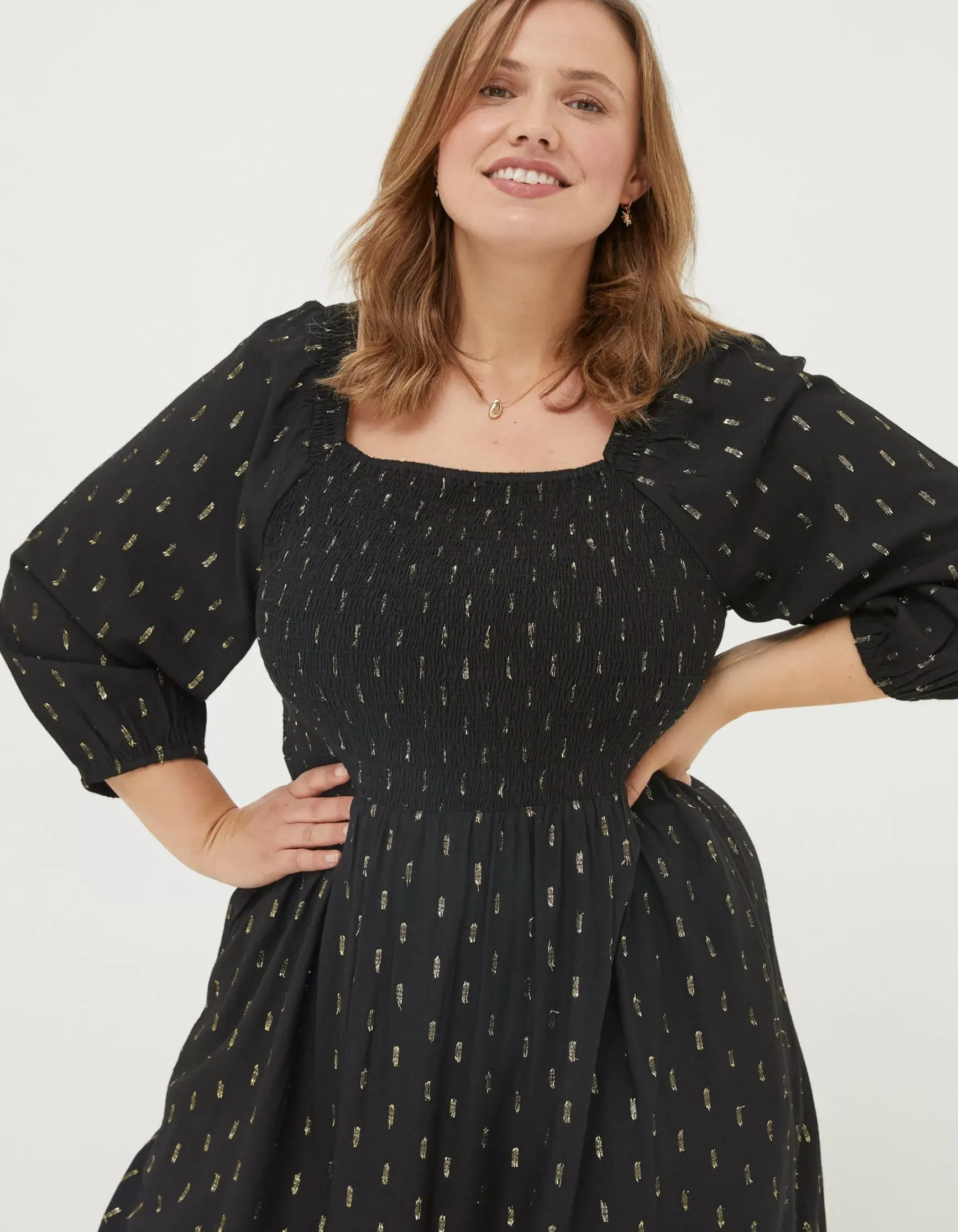 FatFace Adele Sparkle Midi Dress|Women View All