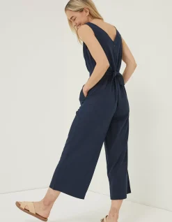 FatFace Aderyn Linen Blend Jumpsuit|Women Jumpsuits & Playsuits