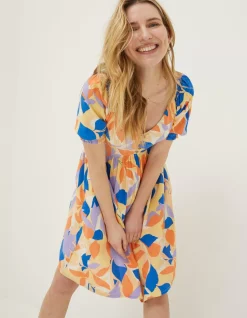 FatFace Aideen Stencil Floral Dress|Women Dresses