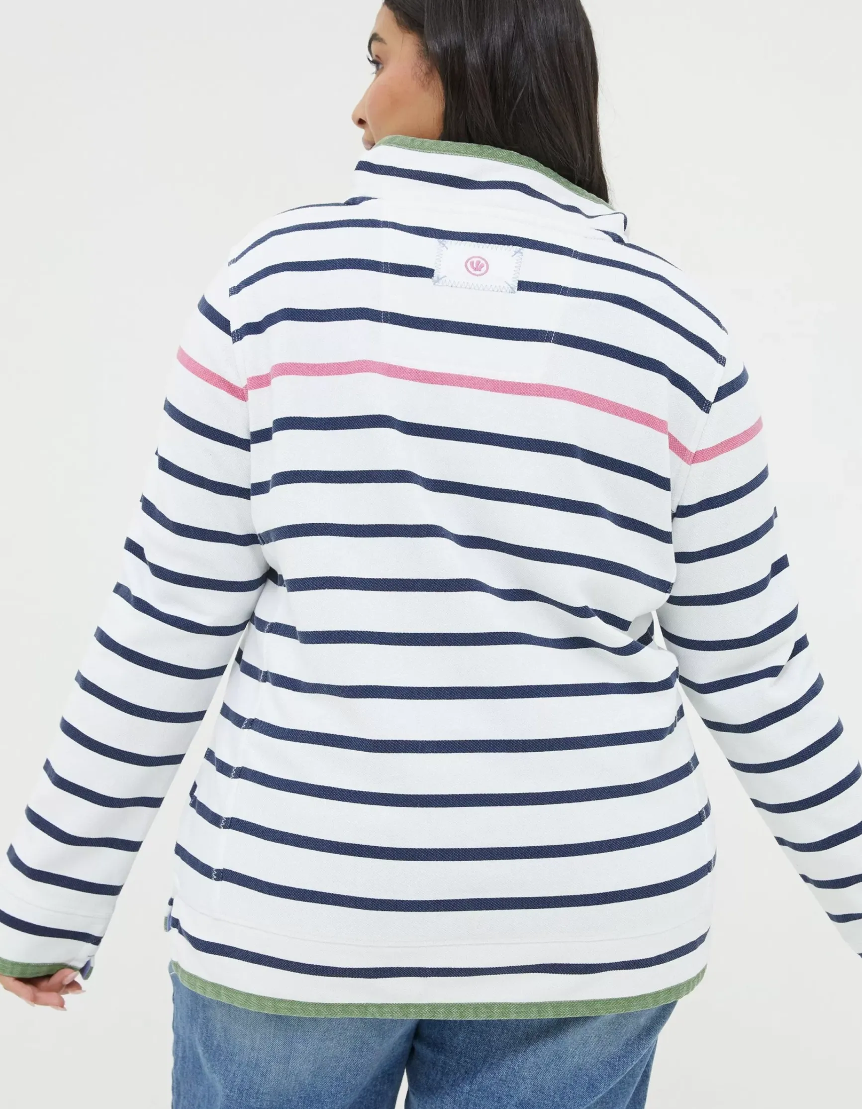 FatFace Airlie Breton Stripe Sweatshirt|Women View All