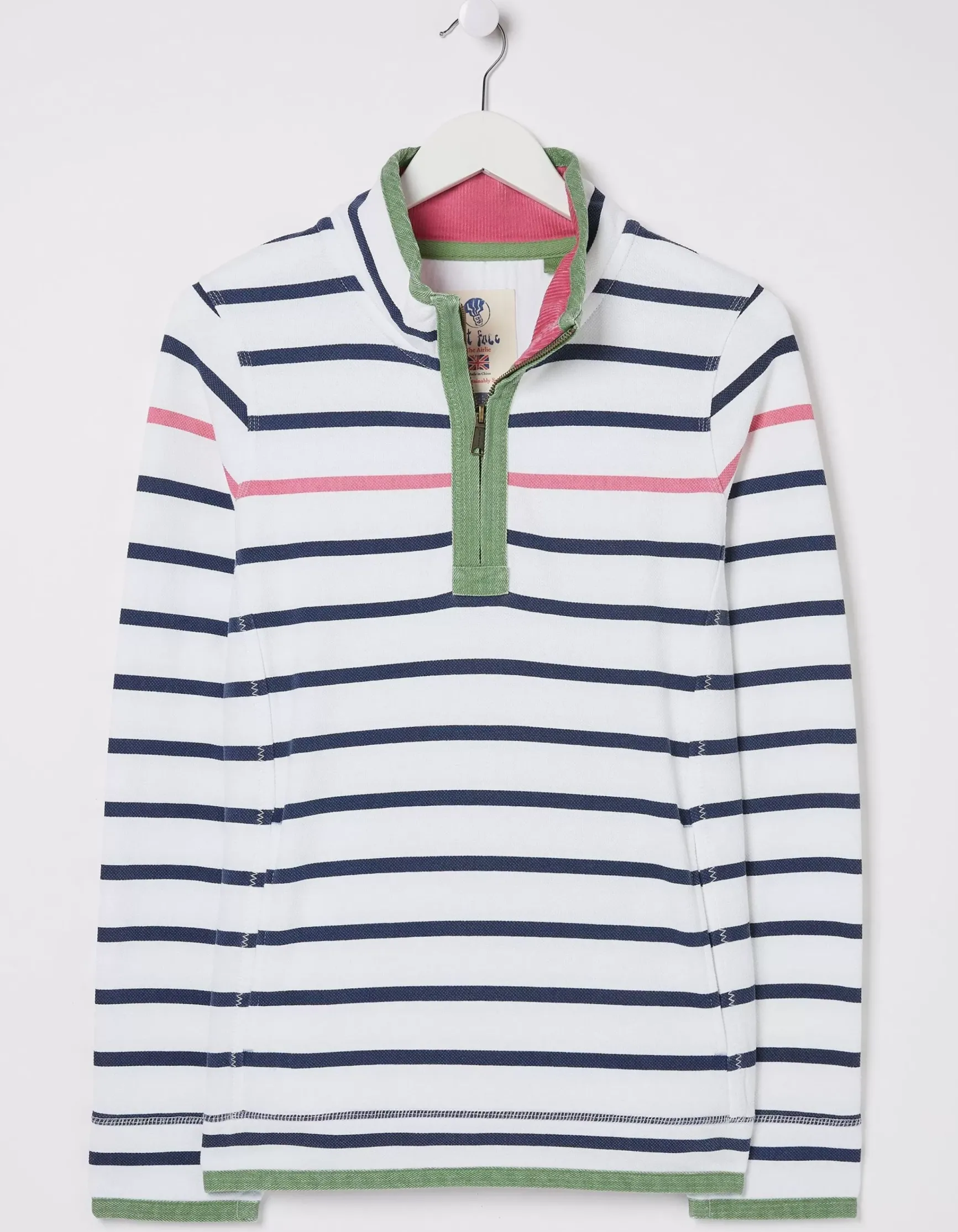 FatFace Airlie Breton Stripe Sweatshirt|Women View All