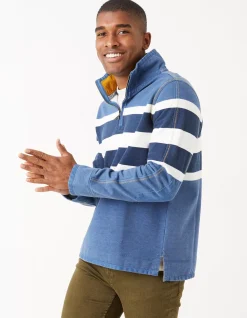 FatFace Airlie Chest Stripe Sweat|Men Sweatshirts & Hoodies