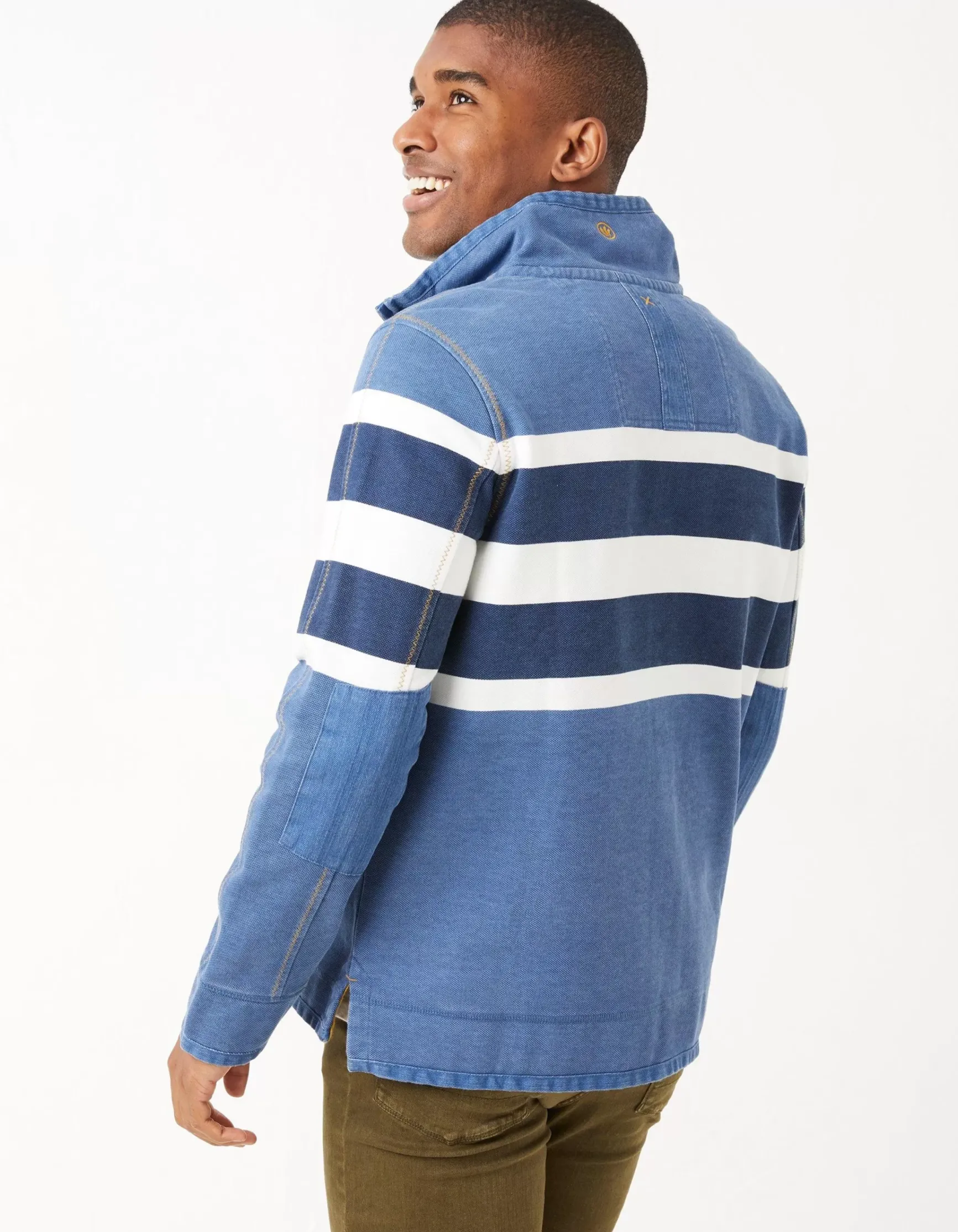 FatFace Airlie Chest Stripe Sweat|Men Sweatshirts & Hoodies