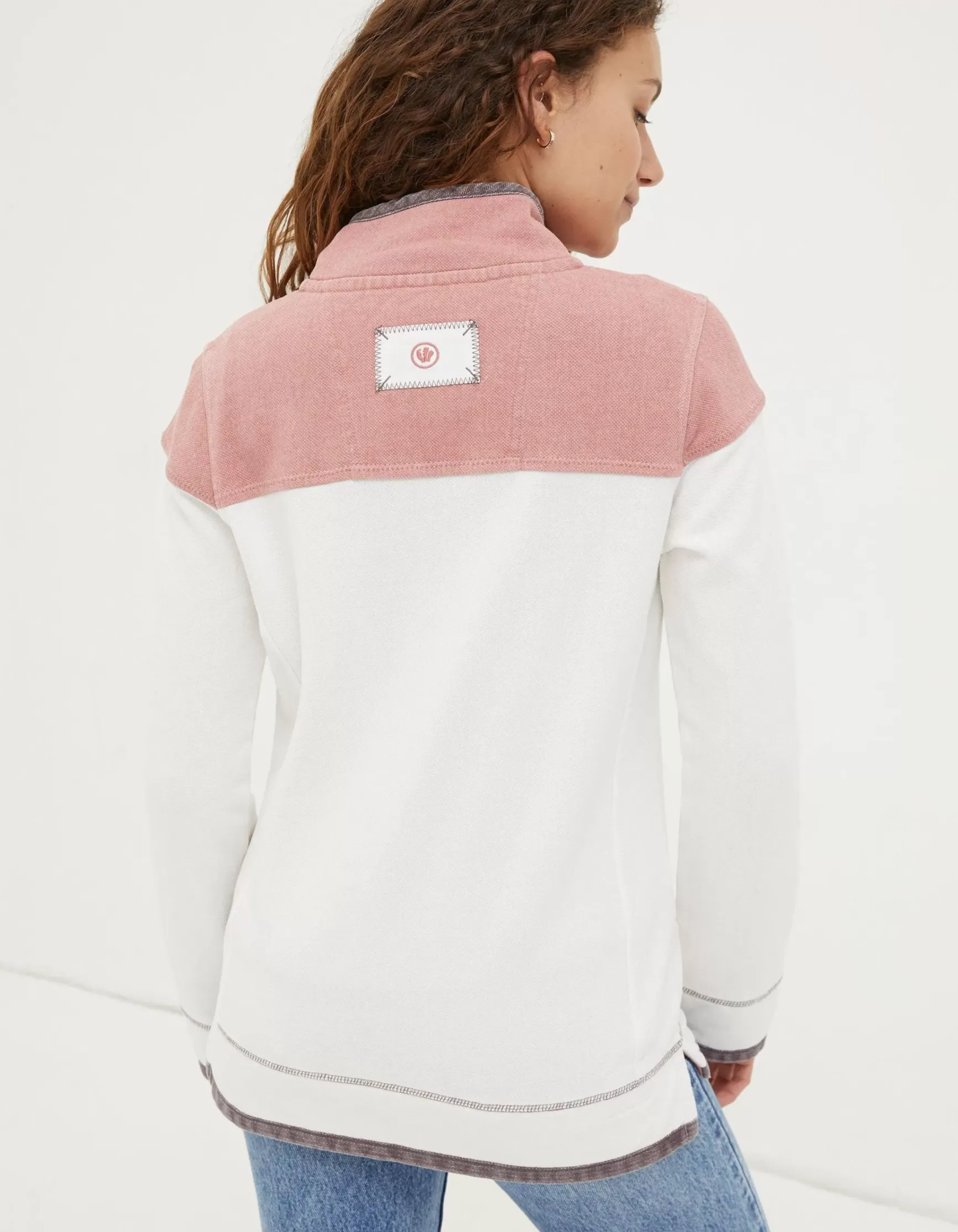 FatFace Airlie Colour Block Sweatshirt|Women Sweatshirts & Hoodies