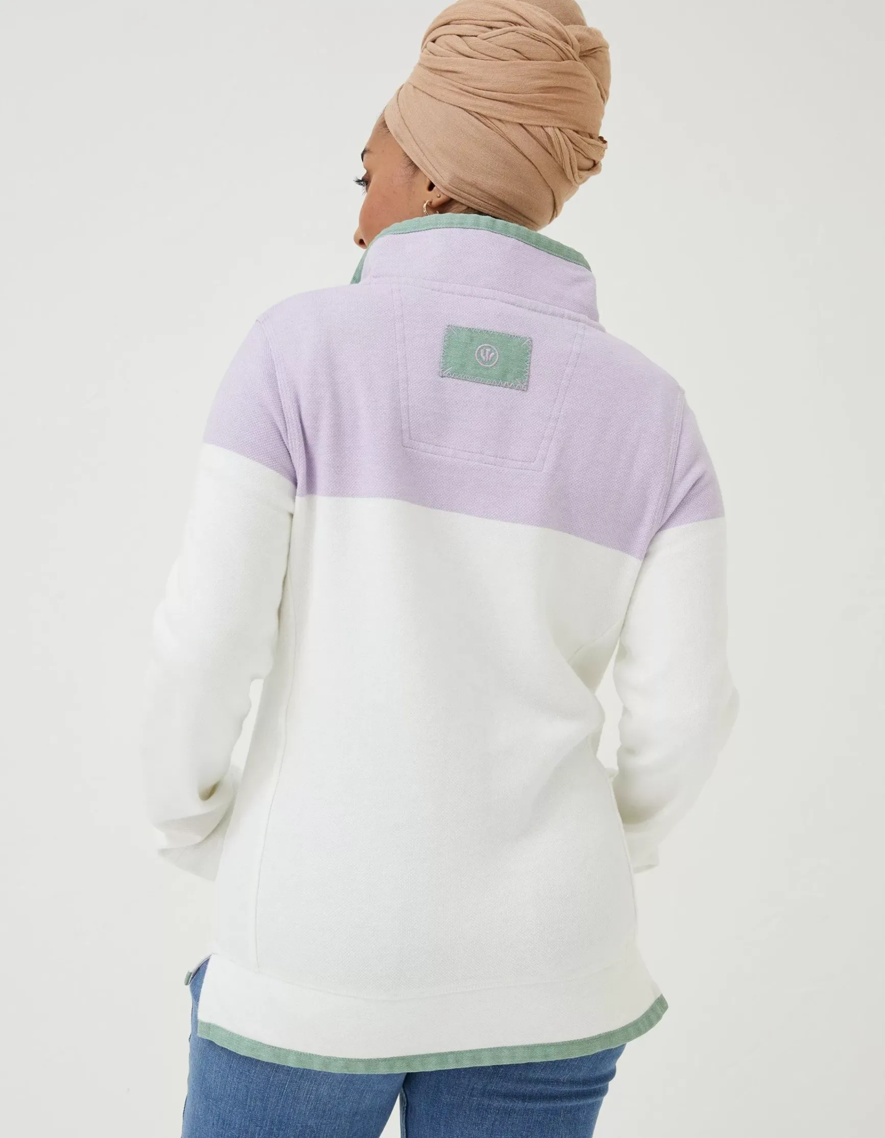 FatFace Airlie Colour Block Sweat|Women Sweatshirts & Hoodies