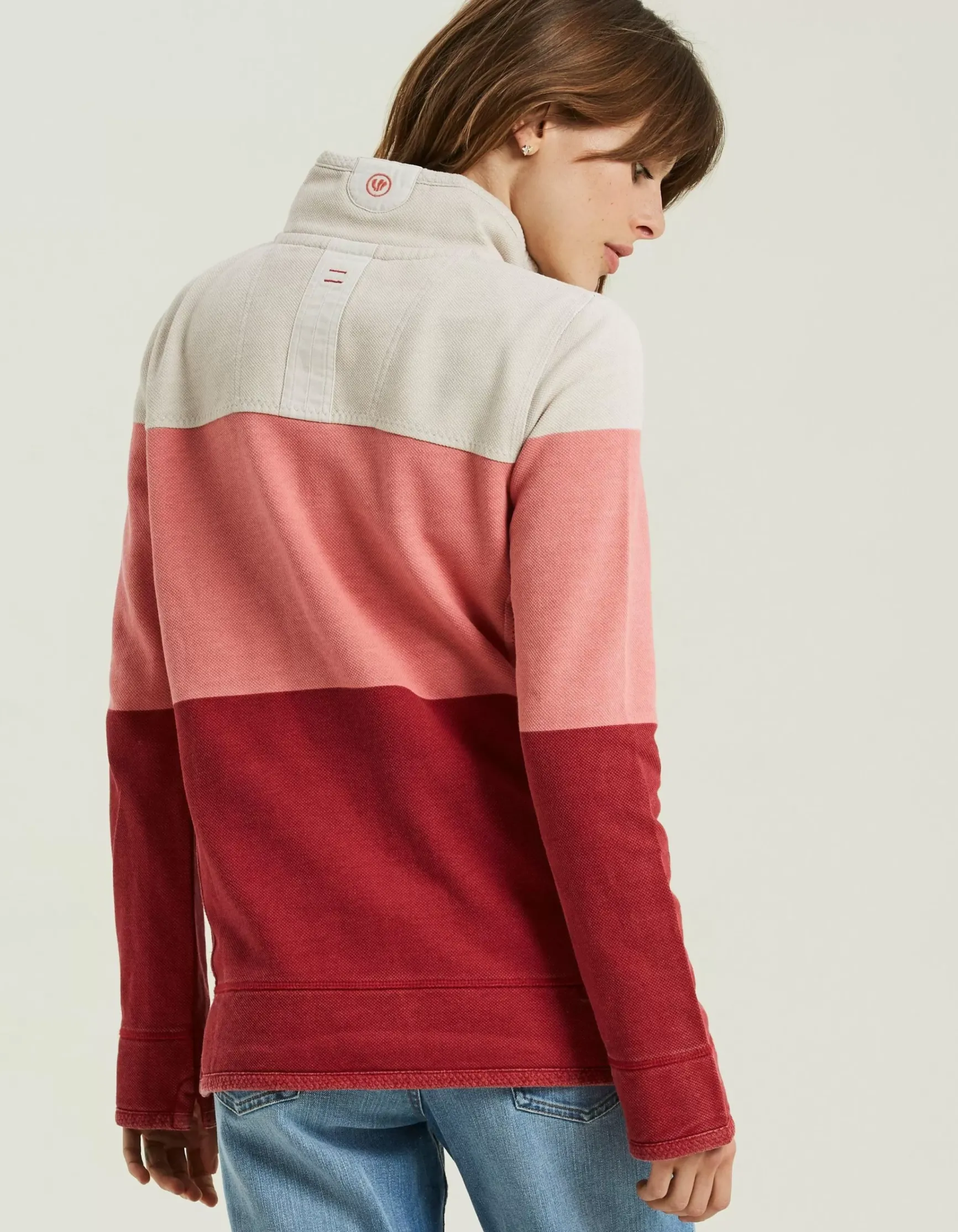 FatFace Airlie Colour Block Sweat|Women Sweatshirts & Hoodies
