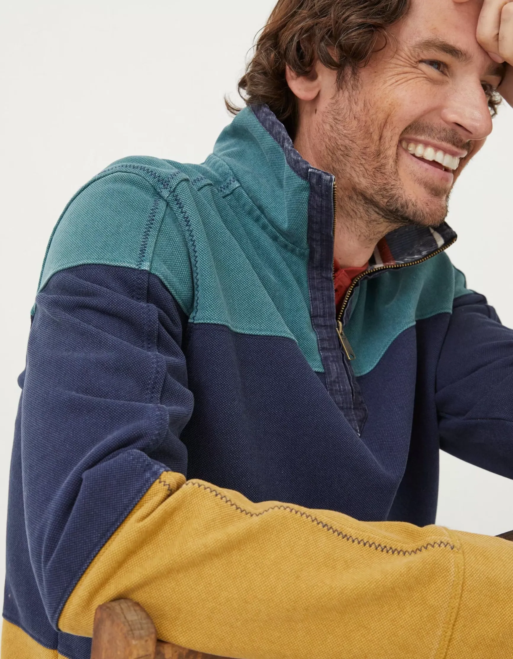 FatFace Airlie Cut And Sew Sweatshirt|Men View All