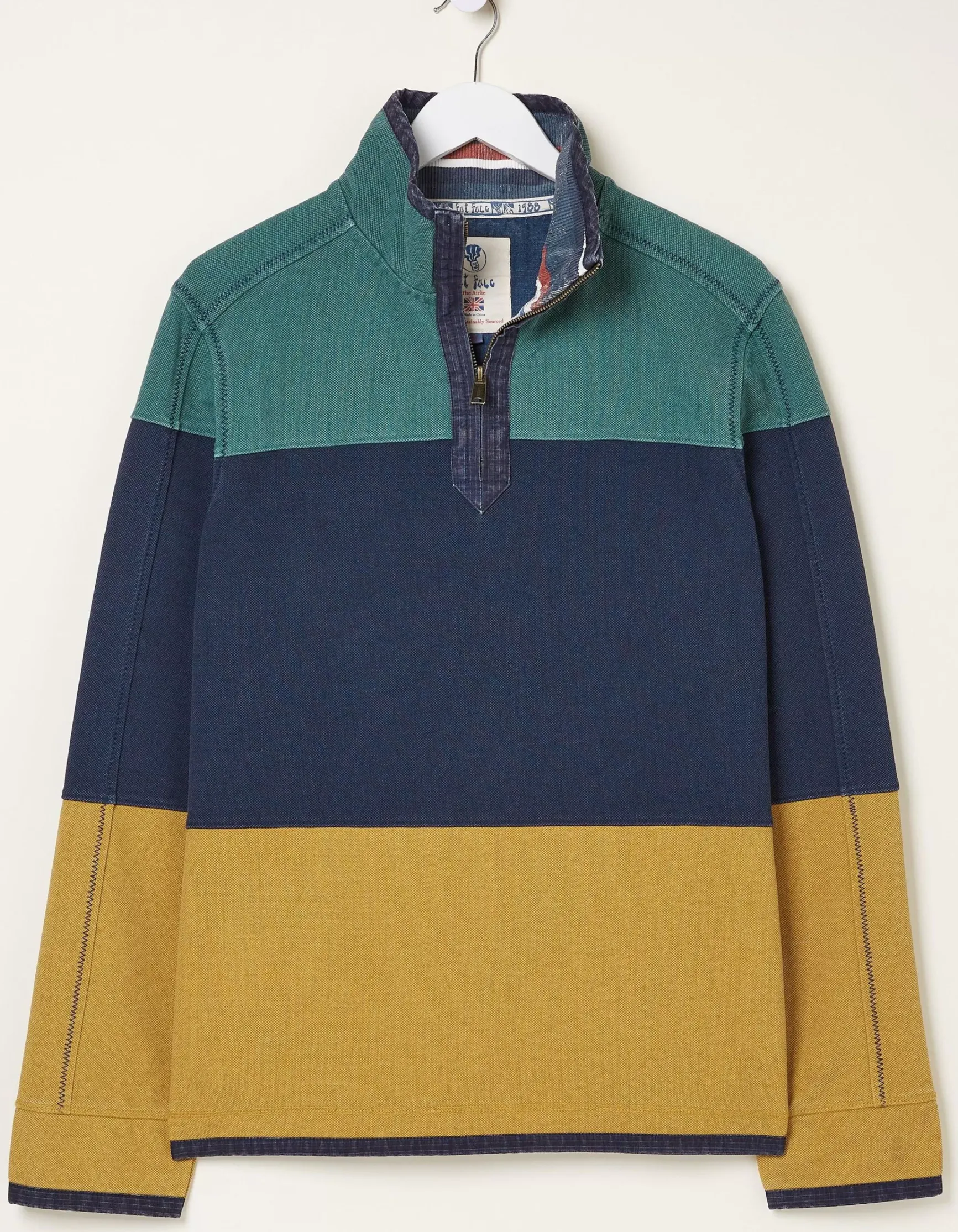 FatFace Airlie Cut And Sew Sweatshirt|Men View All