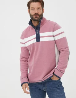 FatFace Airlie Multi Chest Stripe Sweatshirt|Men View All