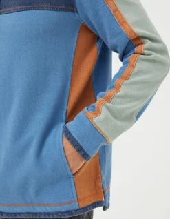 FatFace Airlie Panel Contrast Sweatshirt|Men Sweatshirts & Hoodies
