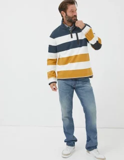 FatFace Airlie Rugby Stripe Sweatshirt|Men View All