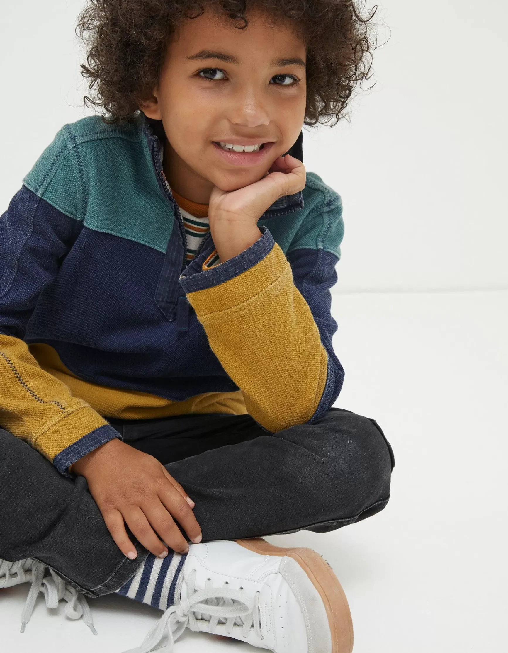 FatFace Airlie Rugby Sweatshirt|Boys View All