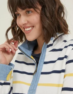 FatFace Airlie Stripe Sweat|Women Sweatshirts & Hoodies