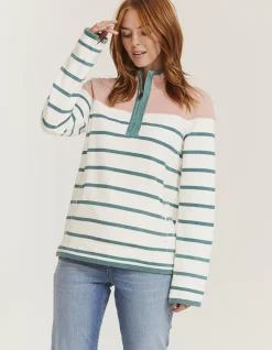 FatFace Airlie Stripe Yolk|Women Sweatshirts & Hoodies