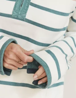FatFace Airlie Stripe Yolk|Women Sweatshirts & Hoodies