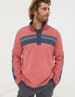 FatFace Airlie Yoke Stripe Sweatshirt|Men Sweatshirts & Hoodies