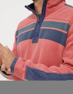 FatFace Airlie Yoke Stripe Sweatshirt|Men Sweatshirts & Hoodies