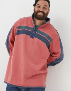 FatFace Airlie Yoke Stripe Sweatshirt|Men Sweatshirts & Hoodies