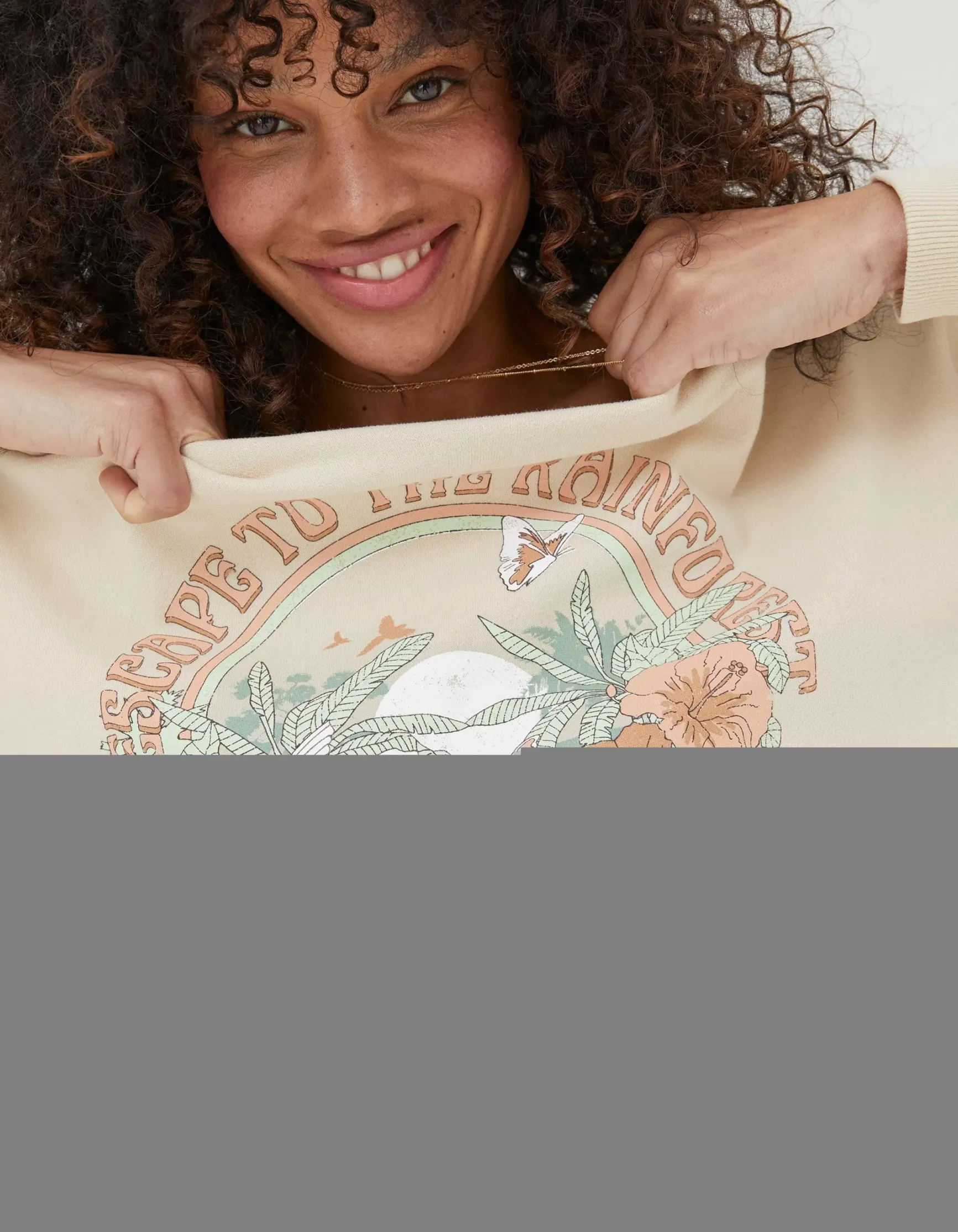 FatFace Alex Rainforest Crew Sweatshirt|Women Sweatshirts & Hoodies