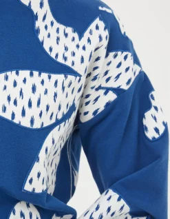 FatFace Alex Textured Leaves Crew Sweatshirt|Women View All