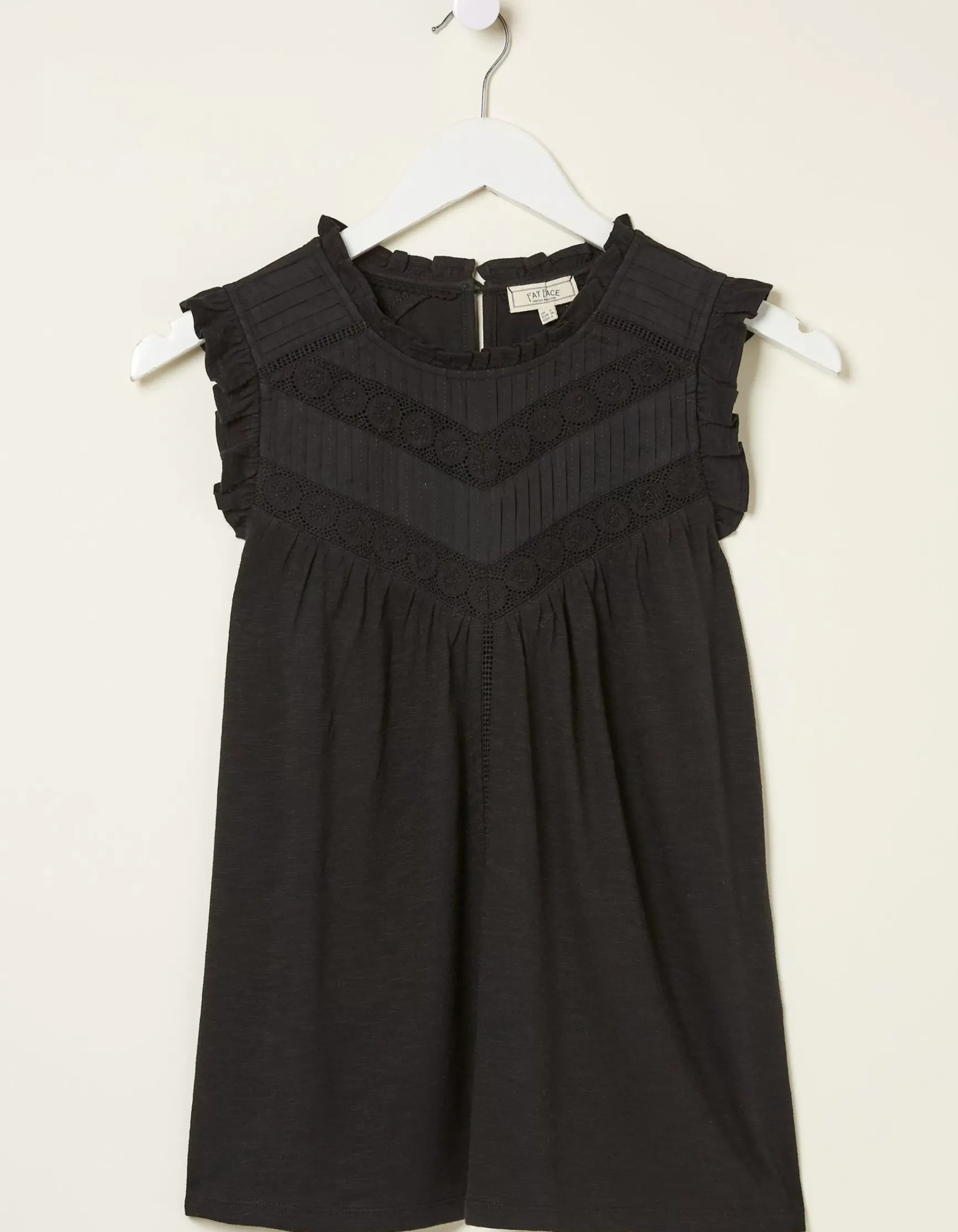 FatFace Ali Frill Sleeve Top|Women Tops & T-Shirts