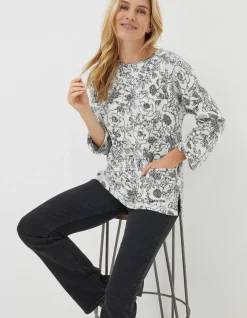 FatFace Amari Jacquard Sweatshirt|Women Sweatshirts & Hoodies