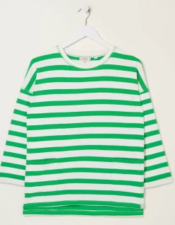 FatFace Amari Stripe Crew|Women Sweatshirts & Hoodies