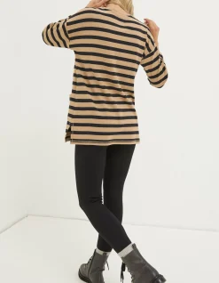 FatFace Amari Stripe Tunic|Women Sweatshirts & Hoodies