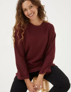 FatFace Amari Textured Tunic|Women Sweatshirts & Hoodies