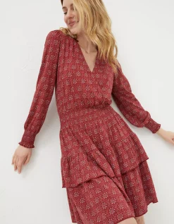 FatFace Amba Craft Geo Jersey Dress|Women Dresses