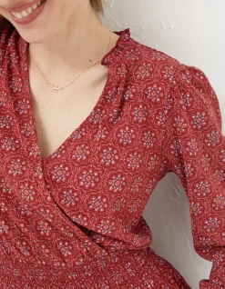 FatFace Amba Craft Geo Jersey Dress|Women Dresses