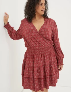 FatFace Amba Craft Geo Jersey Dress|Women Dresses