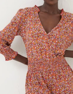 FatFace Amba Gradient Floral Jersey Dress|Women View All
