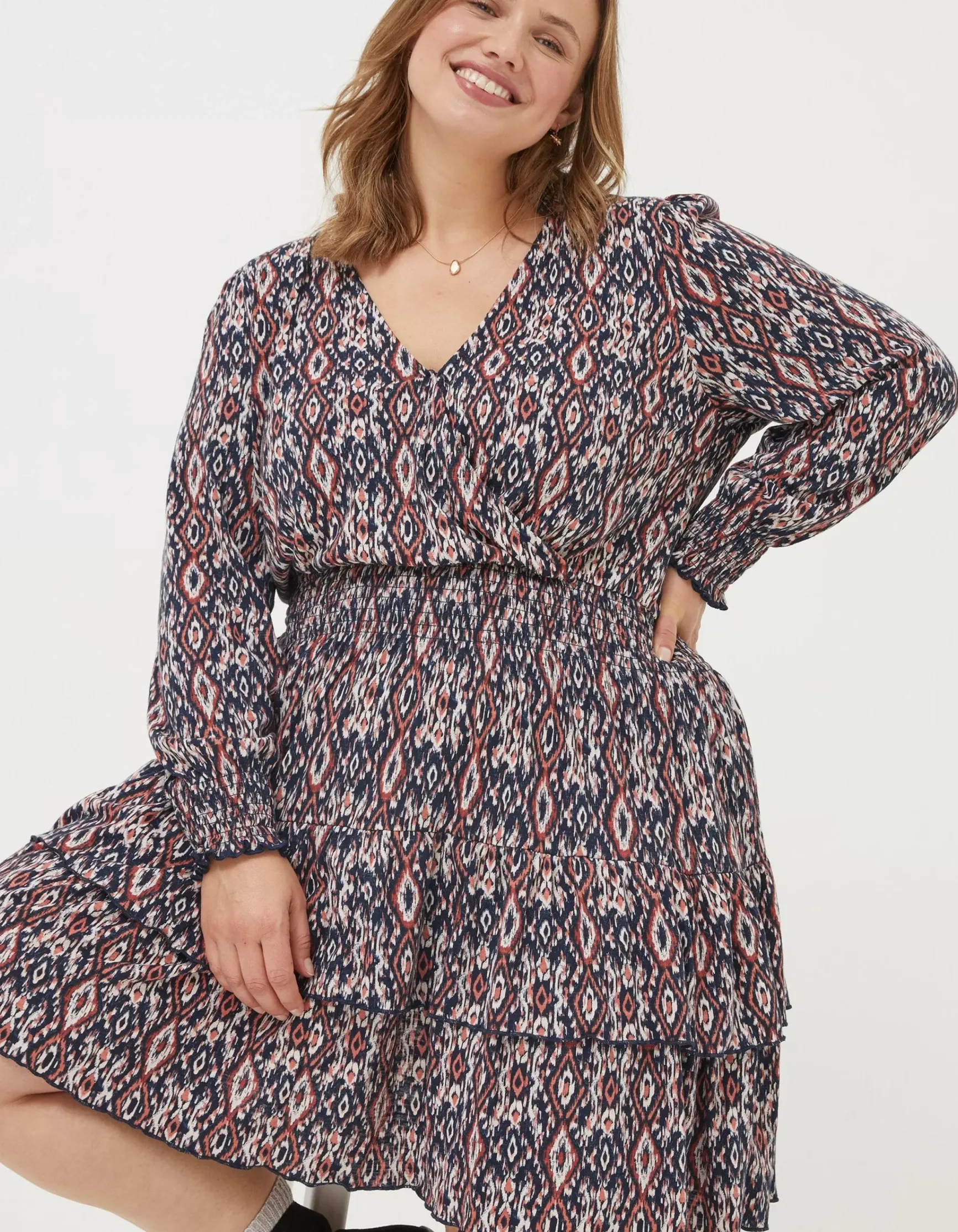 FatFace Amba Ikat Geo Dress|Women View All