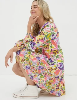 FatFace Amy Art Floral Tunic Dress|Women View All
