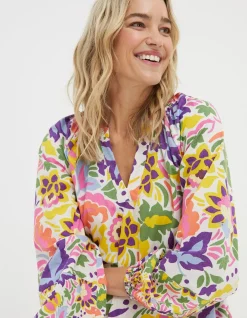 FatFace Amy Art Floral Tunic Dress|Women View All