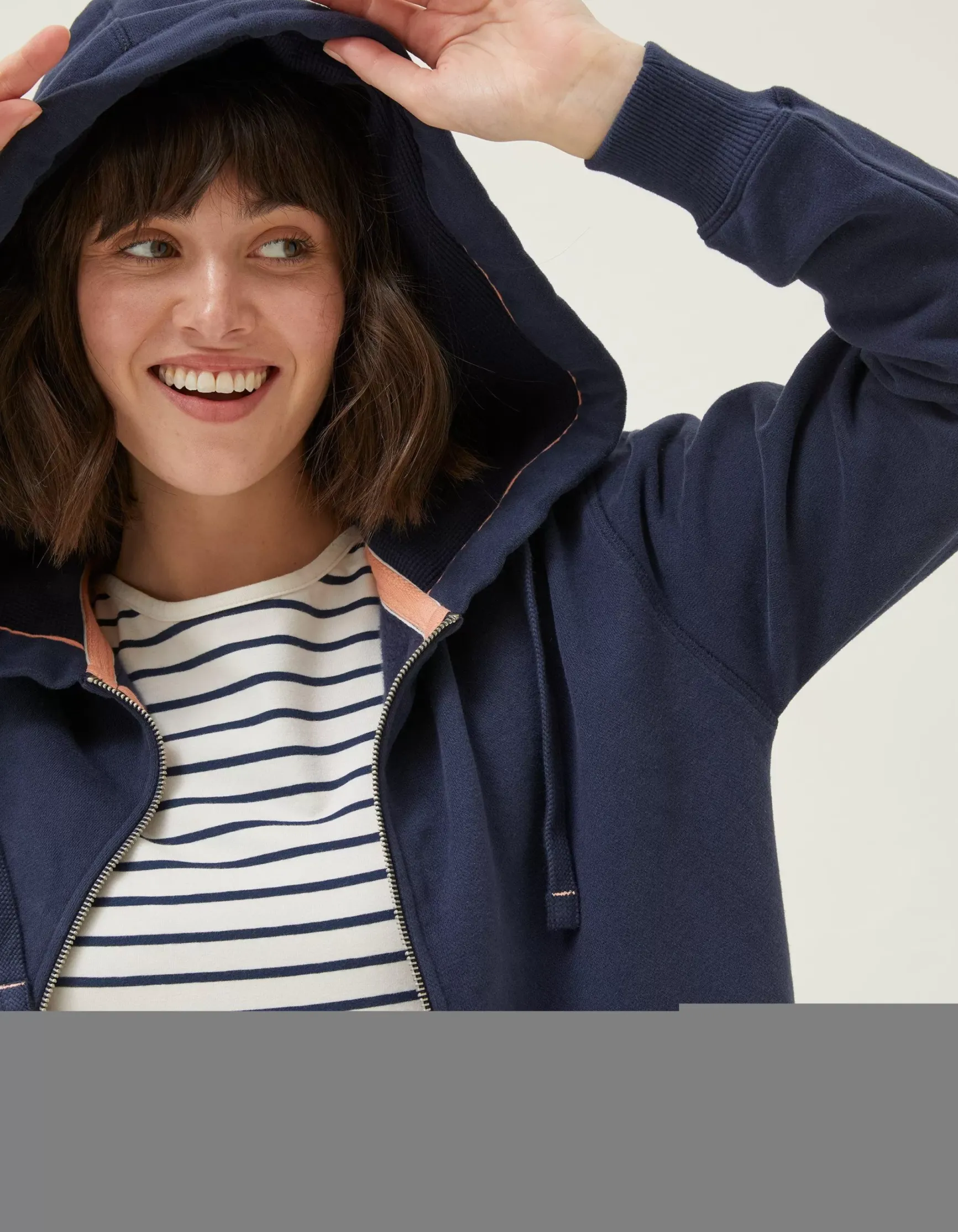 FatFace Amy Zip Through Hoodie|Women Sweatshirts & Hoodies