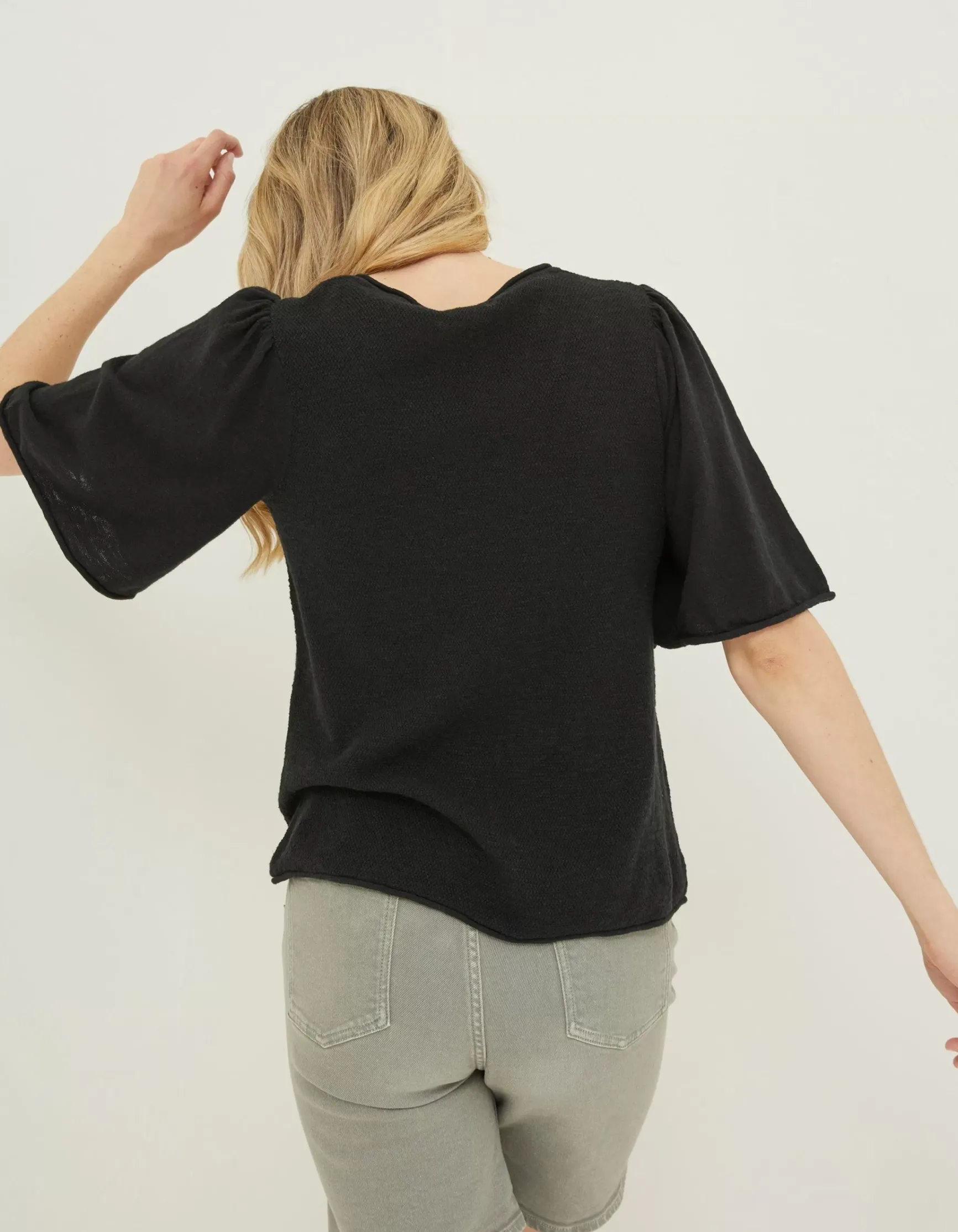 FatFace Angela V Neck Knitted Top|Women Knitwear