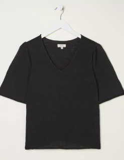 FatFace Angela V Neck Knitted Top|Women Knitwear