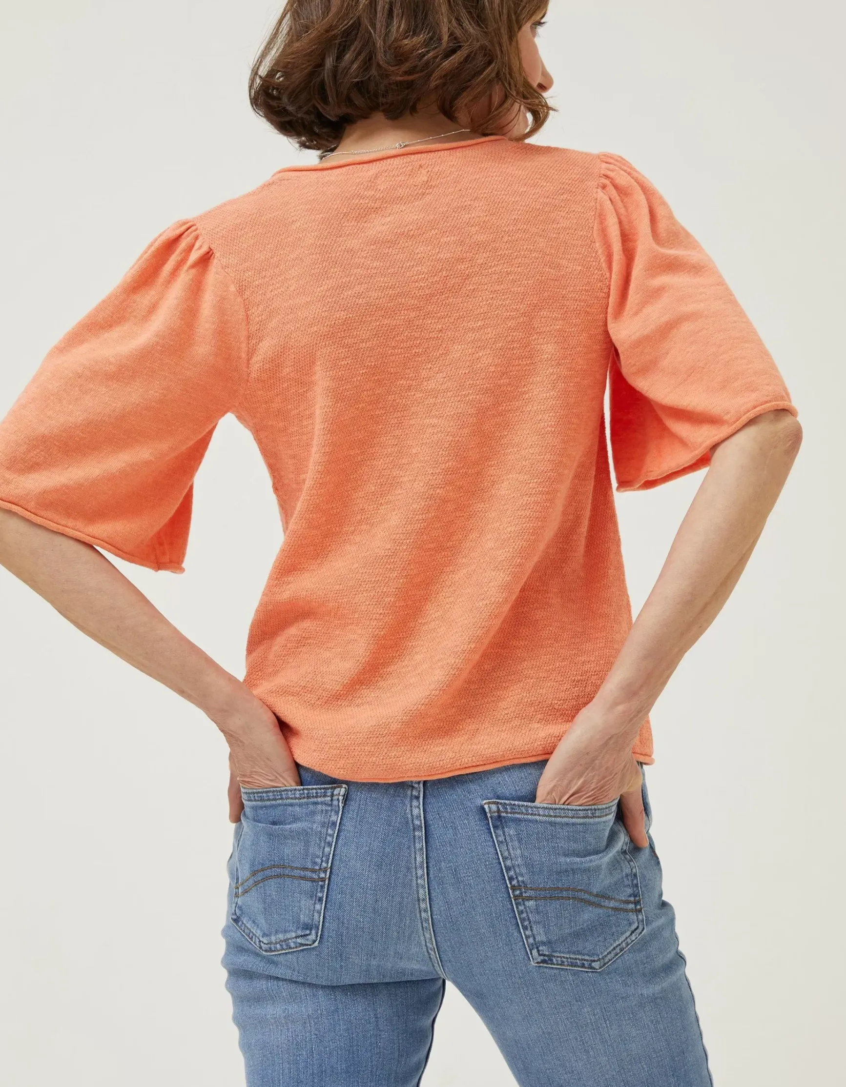 FatFace Angela V Neck Knitted Top|Women Knitwear