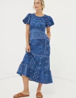 FatFace Angie Patchwork Midi Dress|Women View All