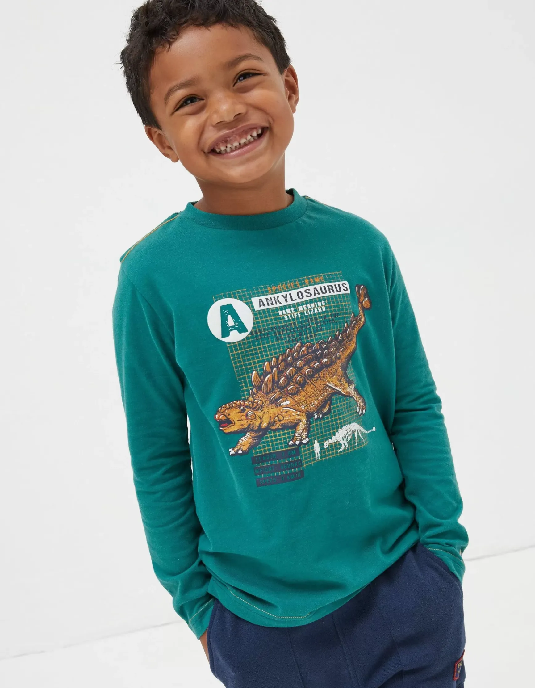 FatFace Ankylosaurus Graphic T Shirt|Boys View All