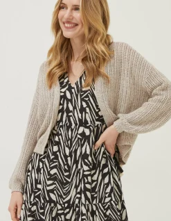FatFace Anna Crochet Cardigan|Women Knitwear