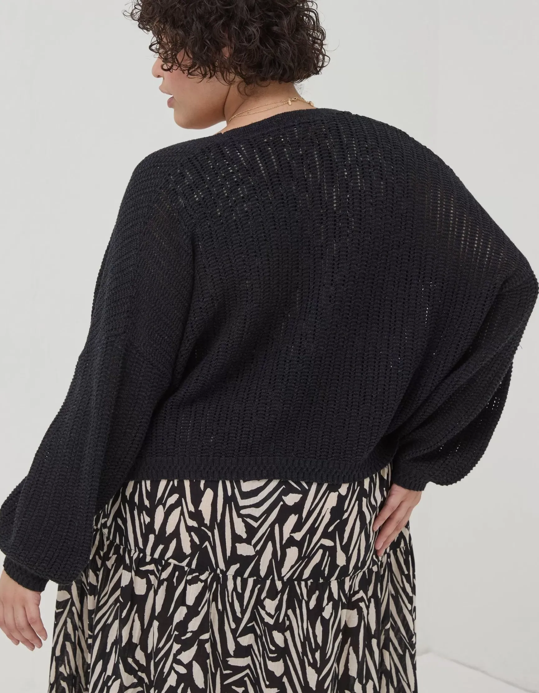 FatFace Anna Crochet Cardigan|Women Knitwear
