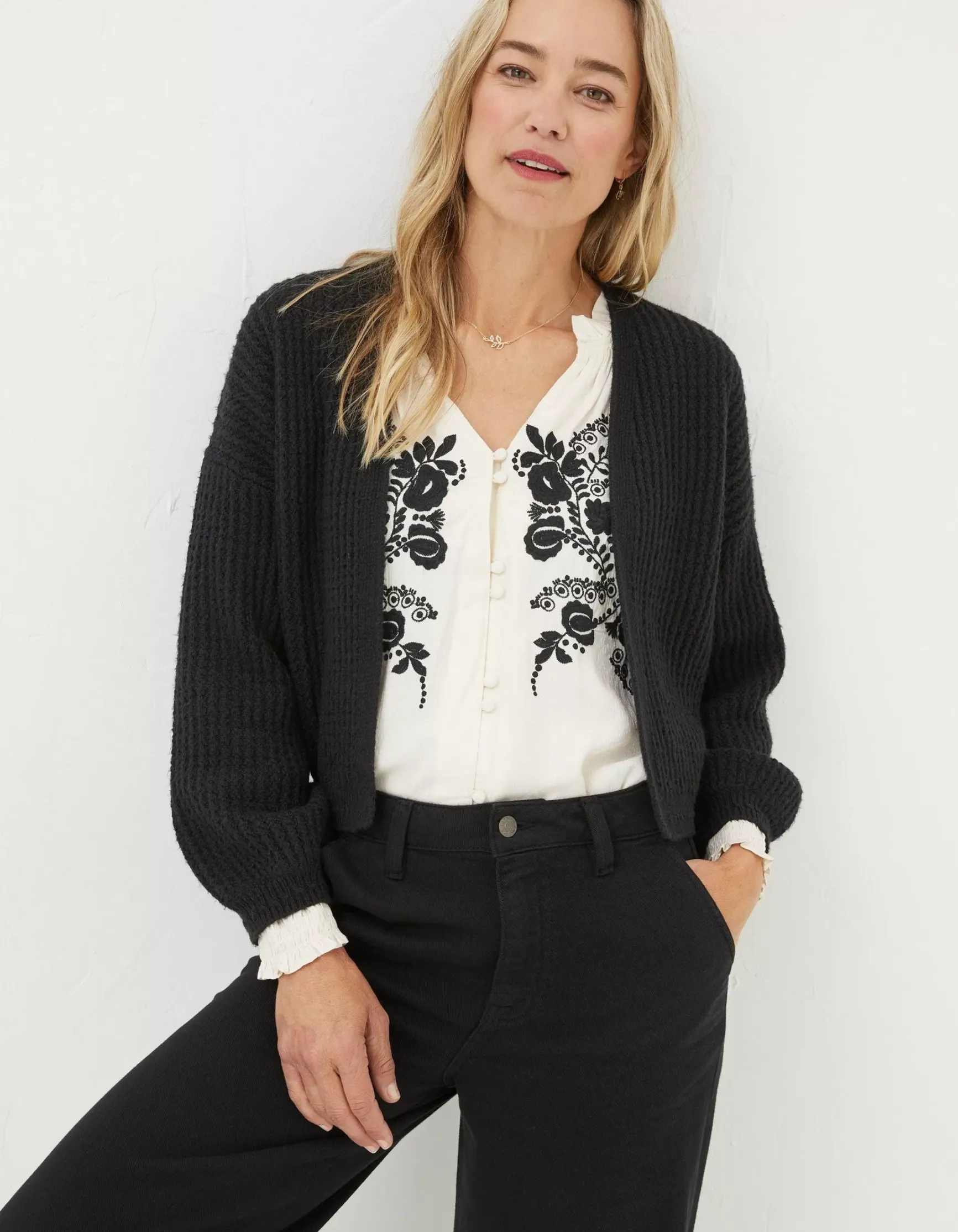 FatFace Anna Short Cardigan|Women Knitwear