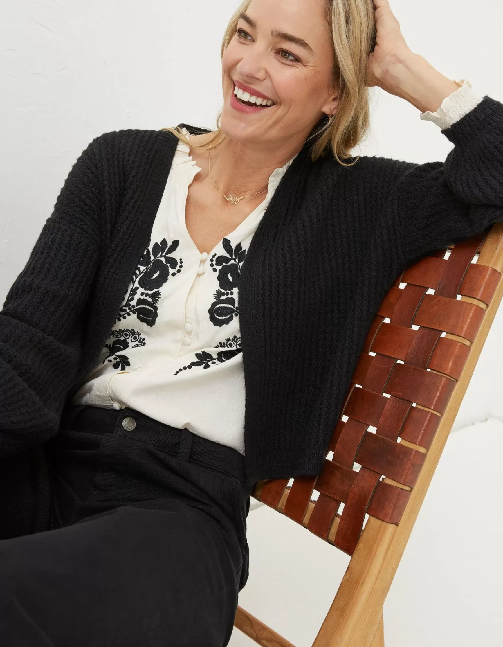 FatFace Anna Short Cardigan|Women Knitwear