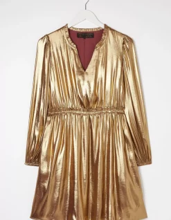 FatFace Annabelle Metallic Dress|Women Dresses