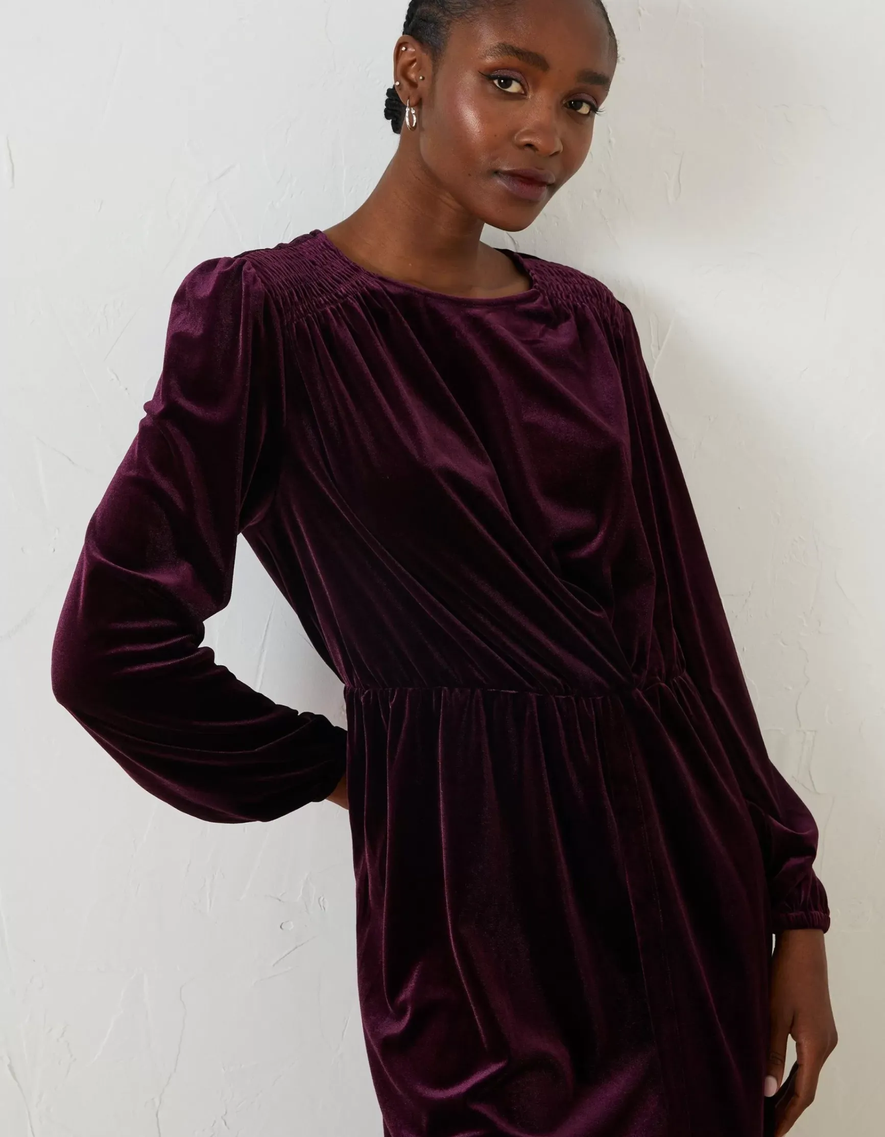 FatFace Annie Velvet Dress|Women Dresses