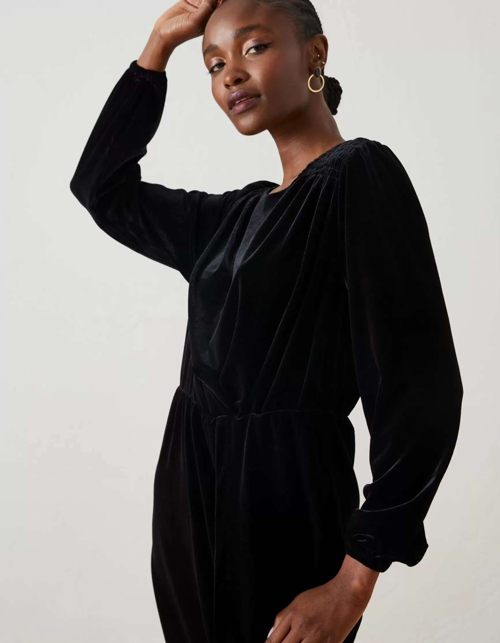 FatFace Annie Velvet Dress|Women Dresses