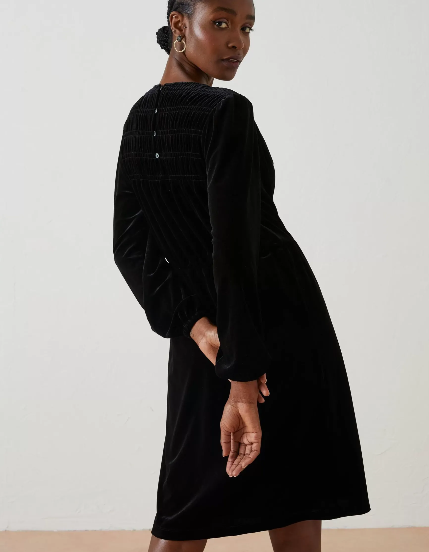 FatFace Annie Velvet Dress|Women Dresses